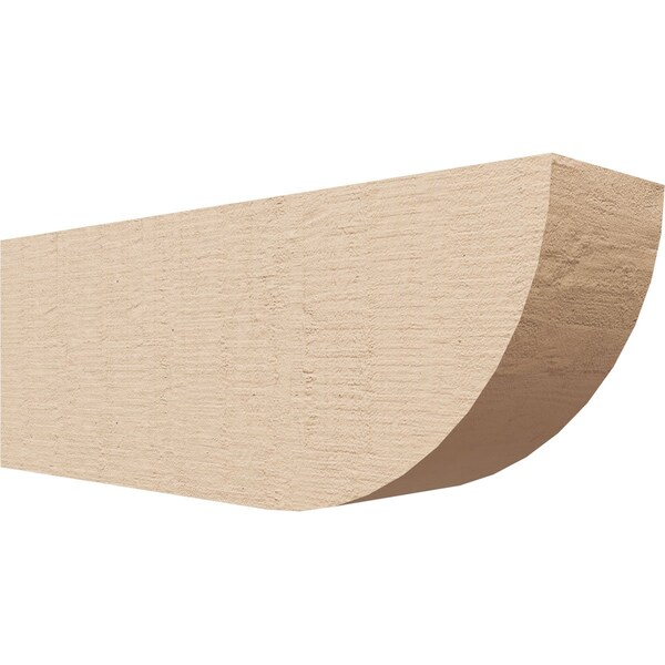 Ekena Millwork 4in. W x 6in. H x 16in. L Durham Woodgrain TimberThane Rafter Tail, Primed Tan RFTUR04X06X16DURRCPR - main